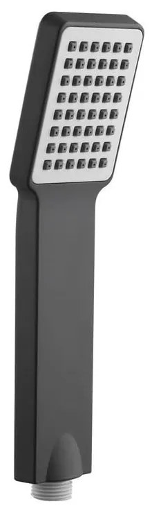 Matne čierna plastová sprchová hlavica – Sapho