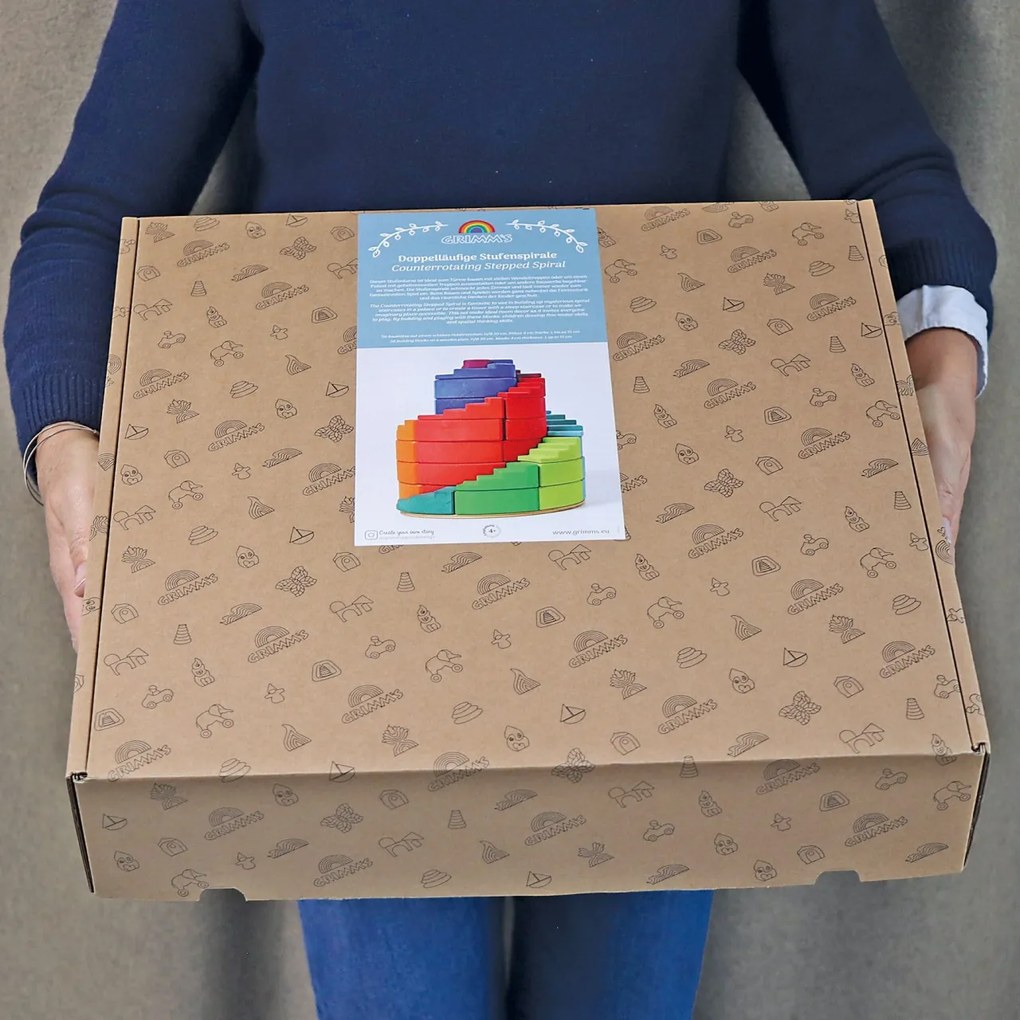 Grimm's - Protirotujúca stupňovitá špirála