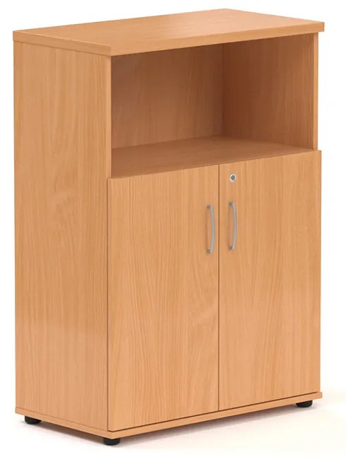 Stredná skriňa Visio 80 x 38,5 x 113 cm, buk