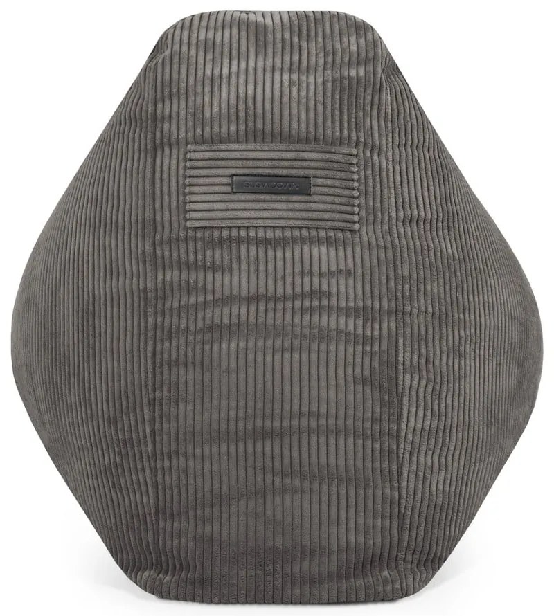 Fialový menčestrový detský sedací vak Snug 80 – SLOWDOWN