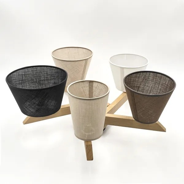 Brilagi - LED Prisadený luster ANTHONY 5xE14/40W/230V dub