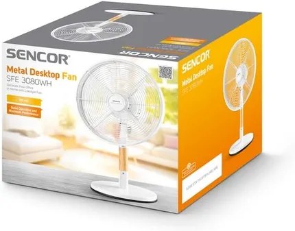 SFE 3080WH stolný ventilátor SENCOR
