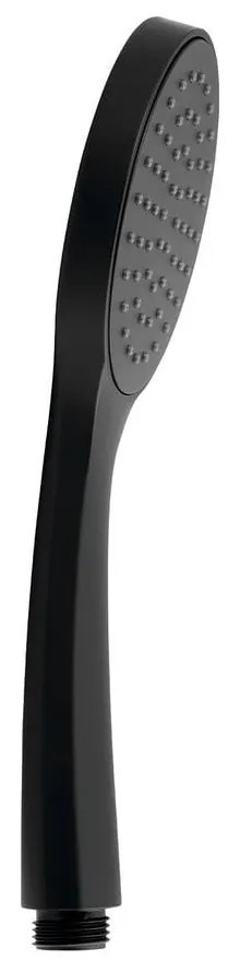 Matne čierna plastová sprchová hlavica ø 10 cm – Sapho