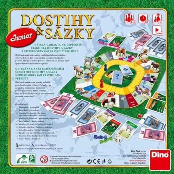 Dino Dosková hra Dostihy a stávky junior