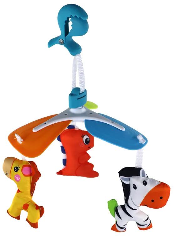 Lean Toys Detský kolotoč do postieľky - zvieratká
