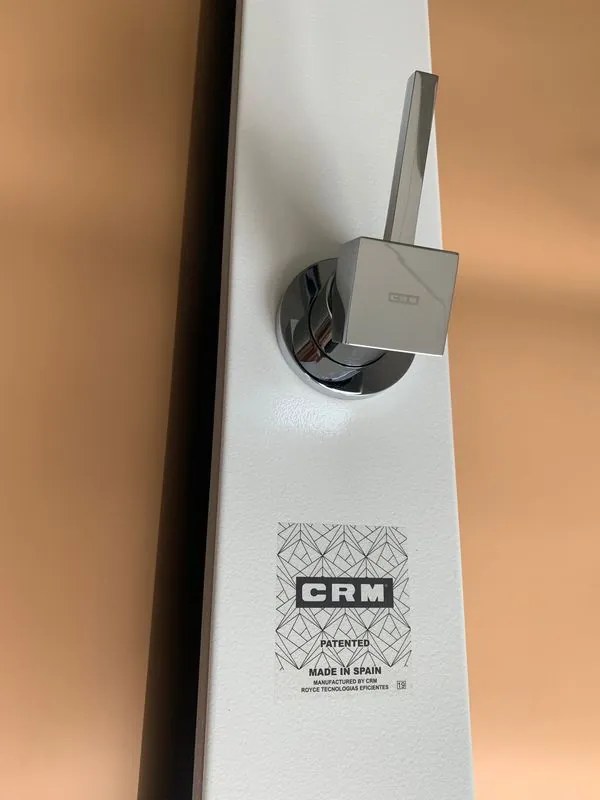 Solárna sprcha CRM 40 l biela so sprchou na nohy, Farba Biela
