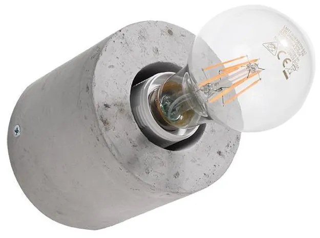 Nástenné svietidlo SALGADO 1xE27/60W/230V betón