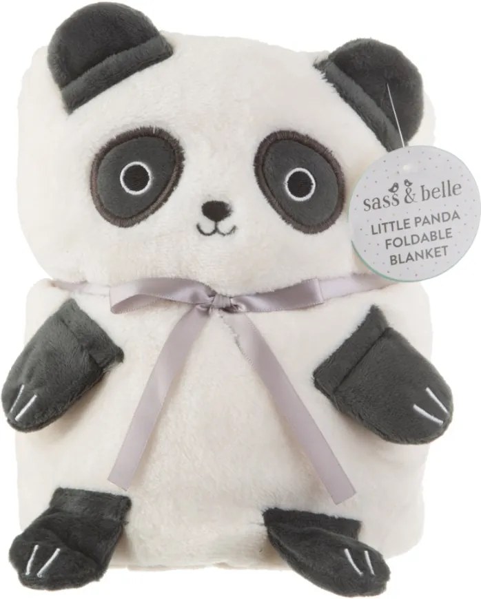 Sass & Belle Jemná flísová detská deka - Panda