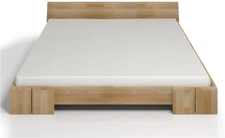 Dvojlôžková posteľ z bukového dreva Skandica Vestre, 200 × 200 cm