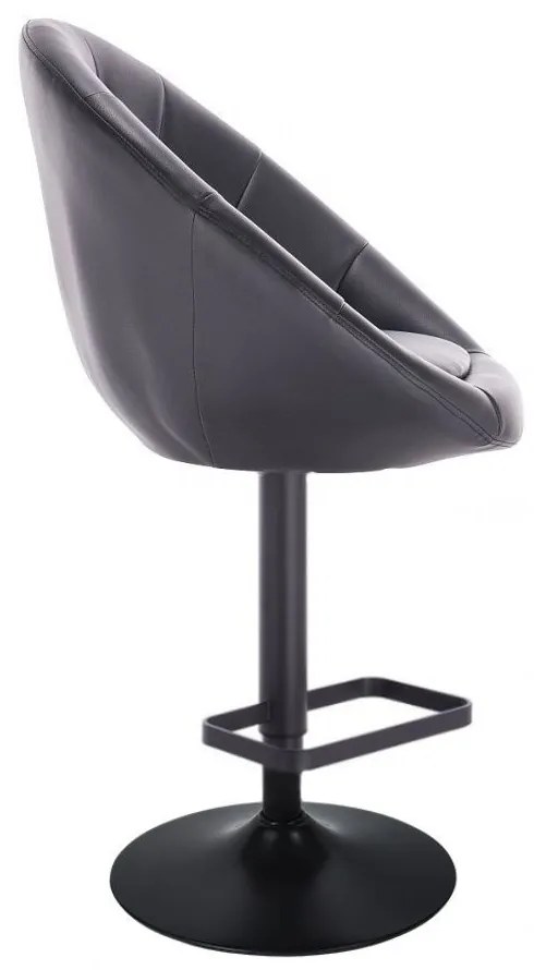LuxuryForm DESIGN Barová stolička VERA na čiernom tanieri - čierna