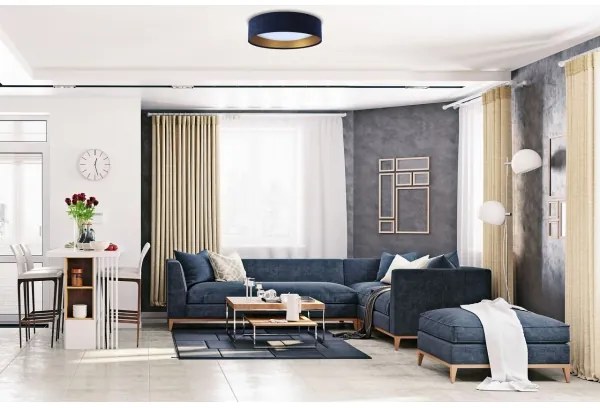 LED Stropné svietidlo SMART GALAXY LED/36W/230V Wi-Fi Tuya modrá/zlatá + DO