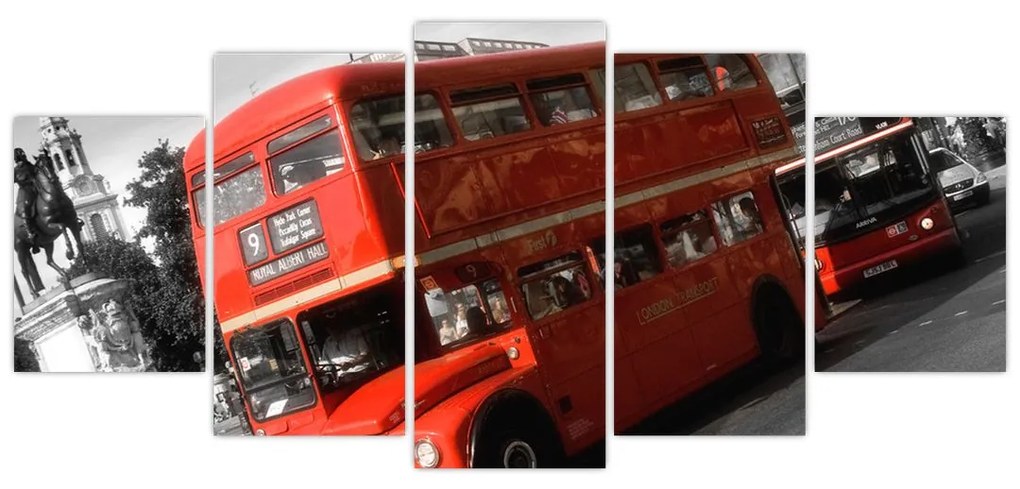 Anglický autobus Double-decker - obraz
