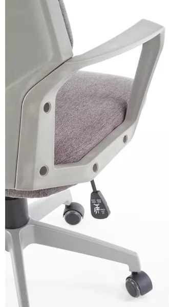 Kancelárska stolička LONA biela/svetlosivá