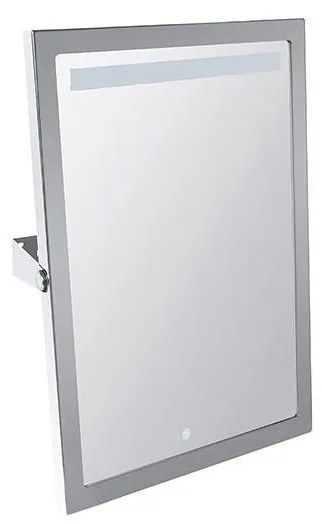 Zrkadlo 40x60 cm nerezové/strieborné