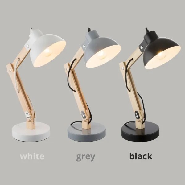 Brilagi - Stolná lampa FOCUS 1xE27/40W/230V biela