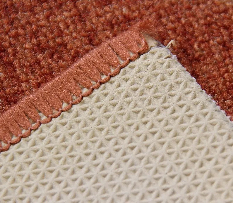 Associated Weavers, Protišmykový behúň na mieru Bombay 84, šíre 80 cm, oranžová, chodba / predsieň