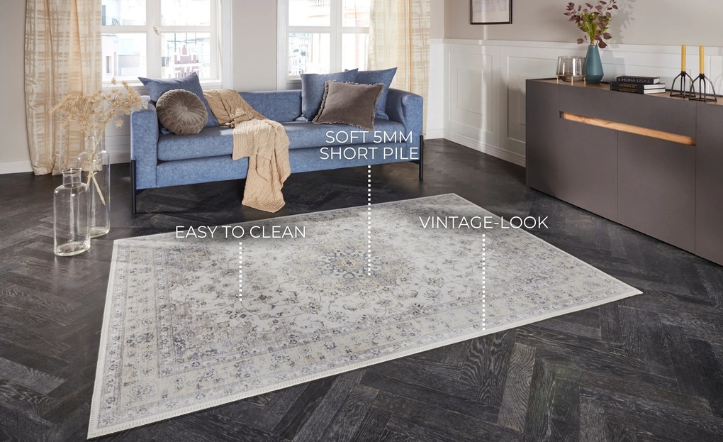 Kusový koberec Imagination 104201 Light/Grey z kolekcie Elle, 80x150, šedá, obývacia izba, ELLE Decoration