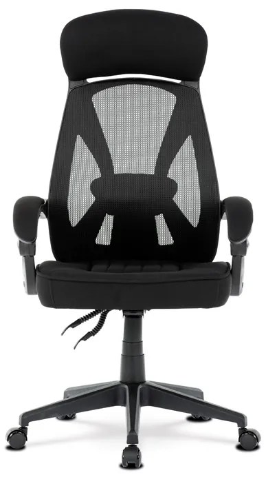 Autronic BONTEC Kancelárska stolička, hojdací mechanizmus, čierna sieťovina, KA-Y309 BK Farba: Čierna