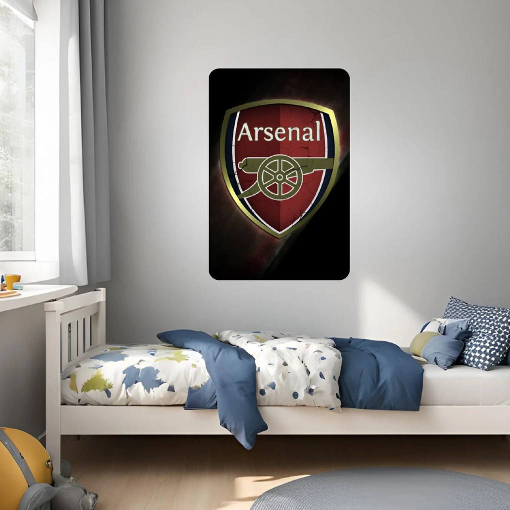 Textilná nálepka na stenu "Arsenal FC"