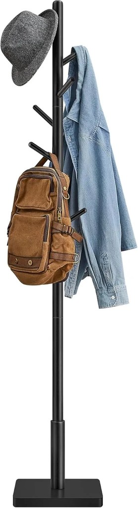 Vešiak na oblečenie VASAGLE Rosia čierny