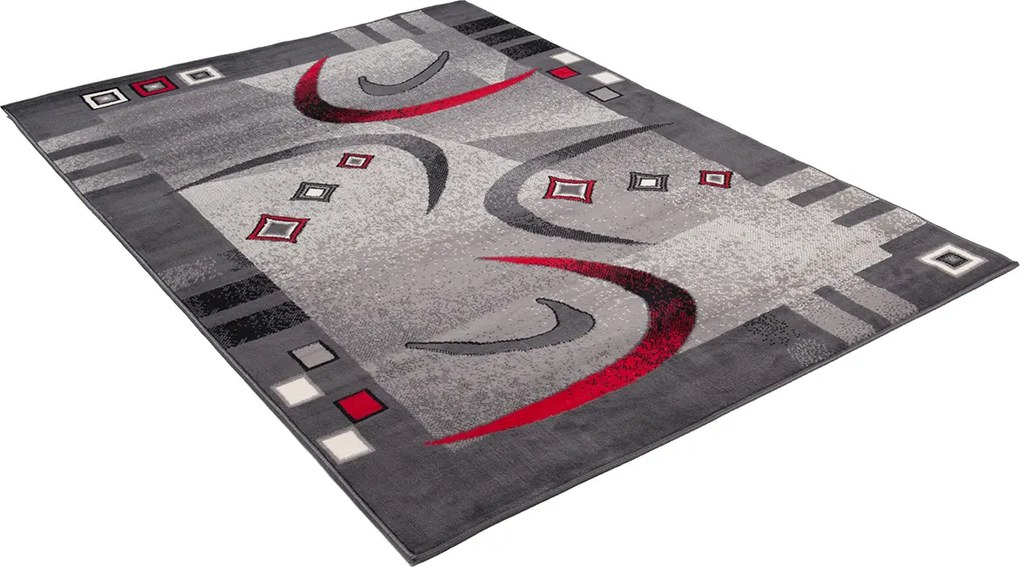 TA Koberec 4596A TMAVO SIVÁ LACNÁ PP CRM Rozmer: 250x350 cm