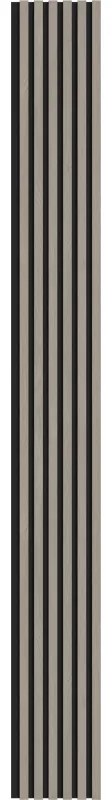 Mexen Lam-F, akustické stenové lamely 275 × 30 cm, plstený podklad 8 mm, technická dyha, dub popolavý, S105-275307-3015-005