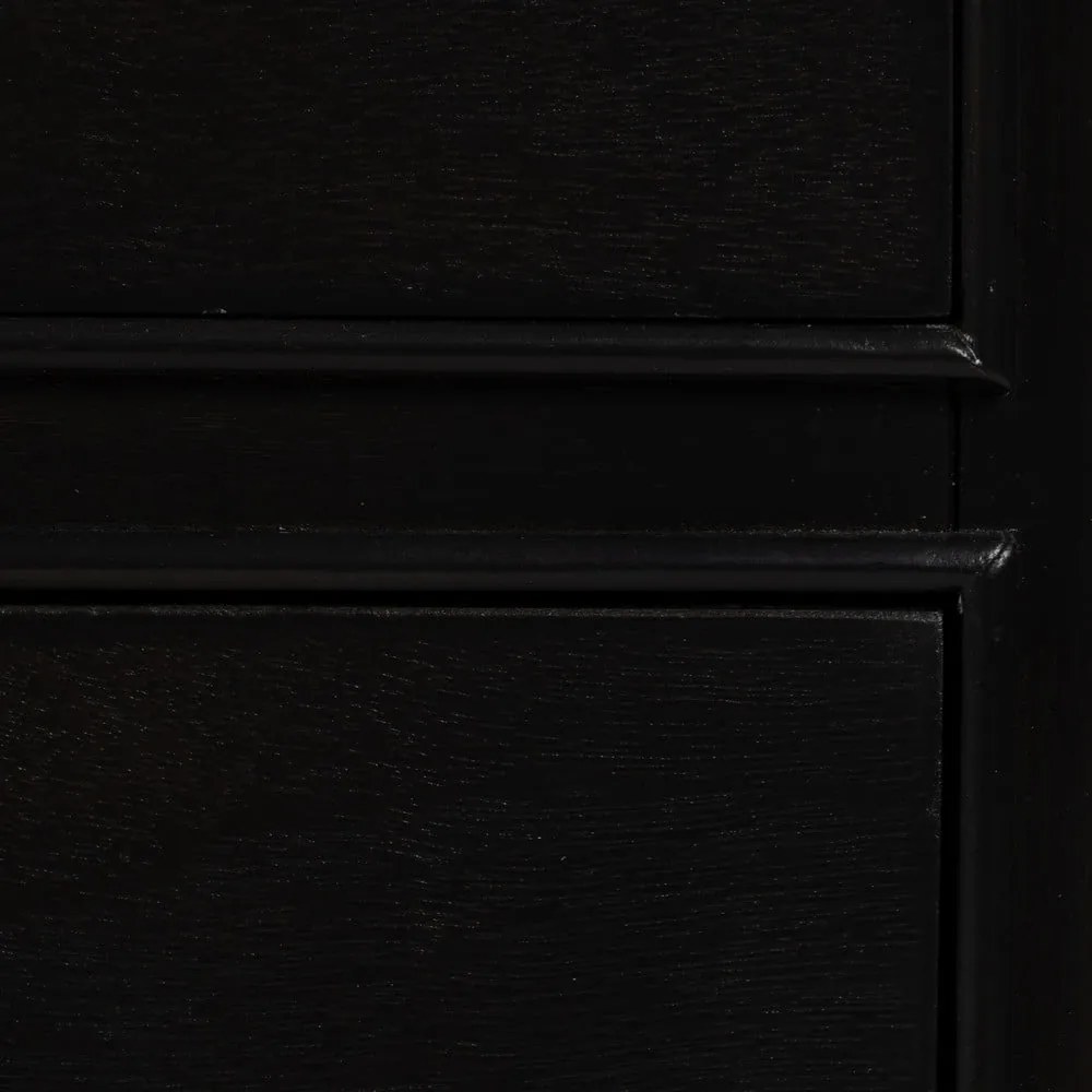 Čierna komoda 60x75, 5x33 cm Mods – Ixia