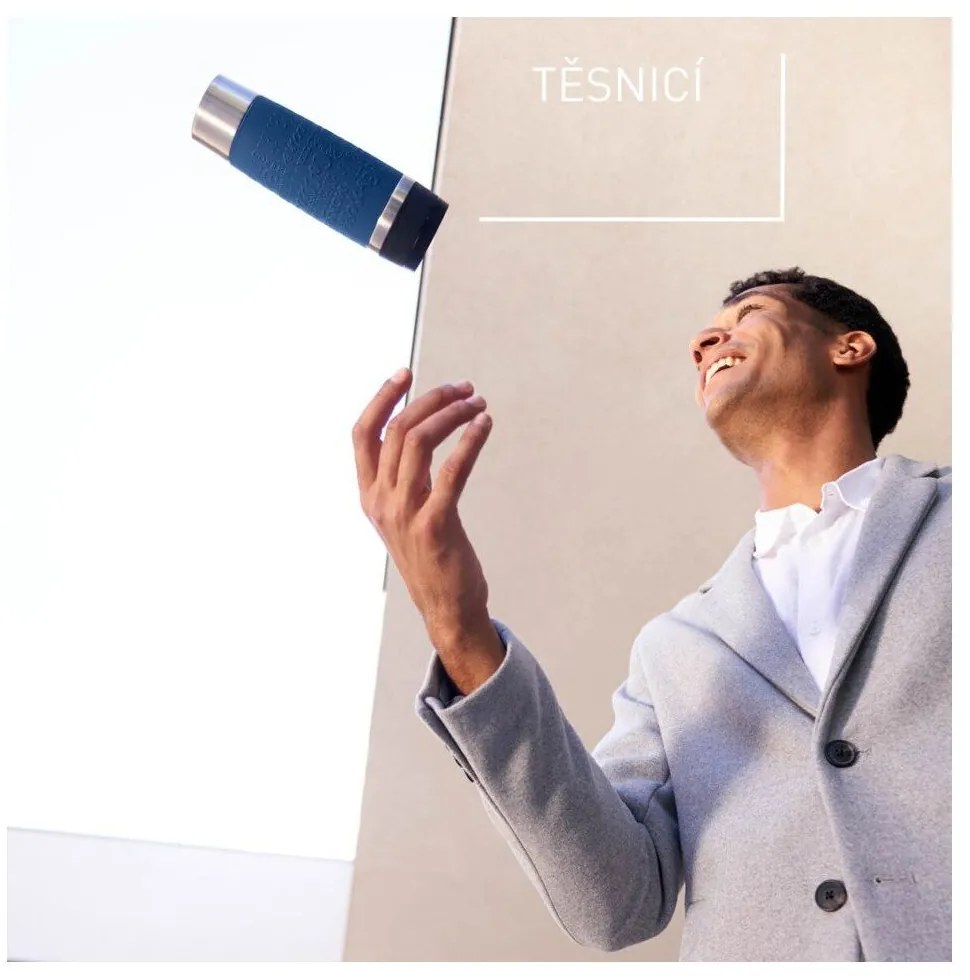 Tmavomodrý cestovný hrnček 360 ml – Tefal