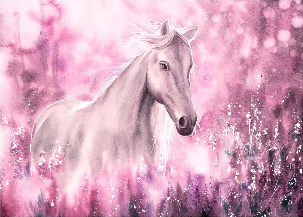 Obraz - Maľovaný kôň (70x50 cm)