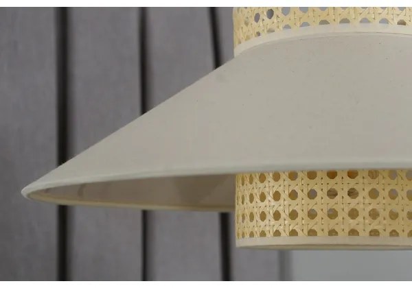 Duolla - Prisadený luster RIO RATTAN 1xE27/15W/230V pr. 45 cm béžová/ratan
