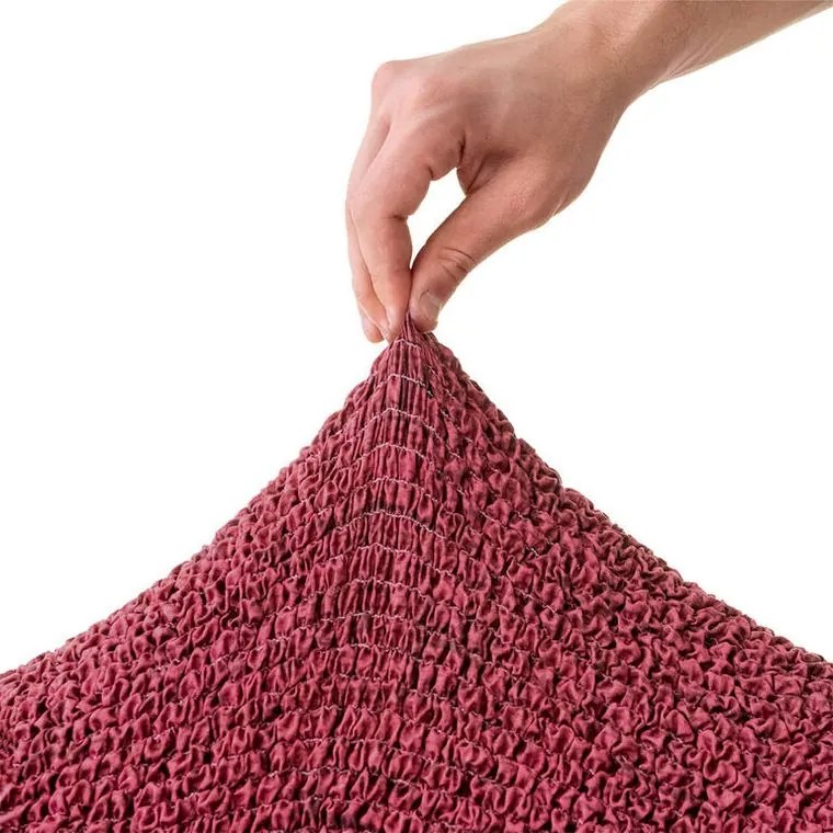 Bielastické poťahy VITTORIA bordó relaxačné kreslo (š. 70 - 90 cm)