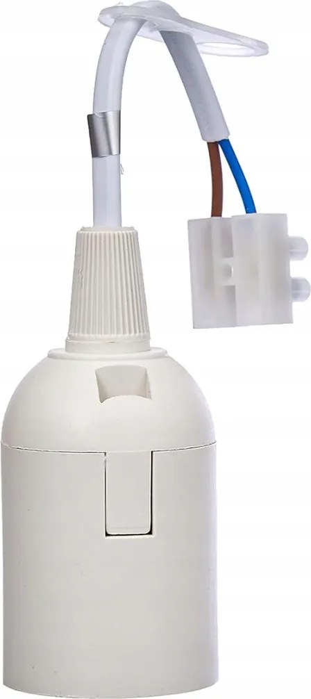 BERGE Stavebný a renovačný držiak lampy na žiarovky E27, pätica s kockou