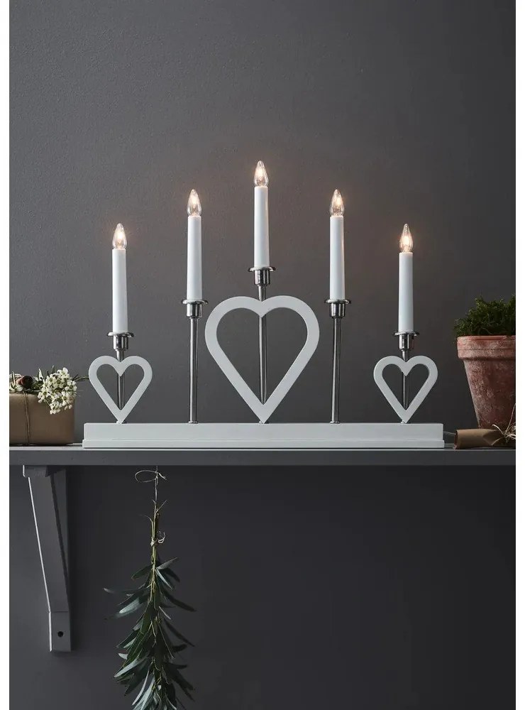 Biela vianočná svetelná dekorácia Melissa – Markslöjd