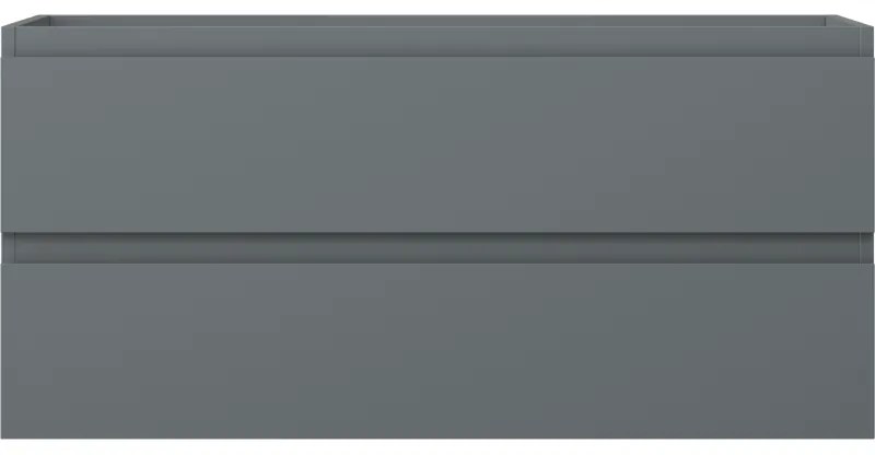 Mexen Orio, kúpeľňová skrinka 100 cm, 2 zásuvky, grafitová matná, 91A10-10047-2-BFF66