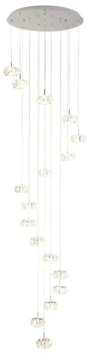 Eglo 39546 - LED Stmievateľný luster na lanku CORLIANO 17xLED/4,5W/230V