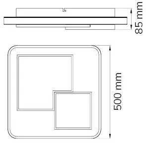 Wofi 11610 - LED Stmievateľné stropné svietidlo FELA LED/40,5W/230V 3000K