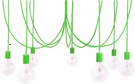 Závěsný lustr IMIN 7 žárovek,lak green IMINDESIGN 1234566