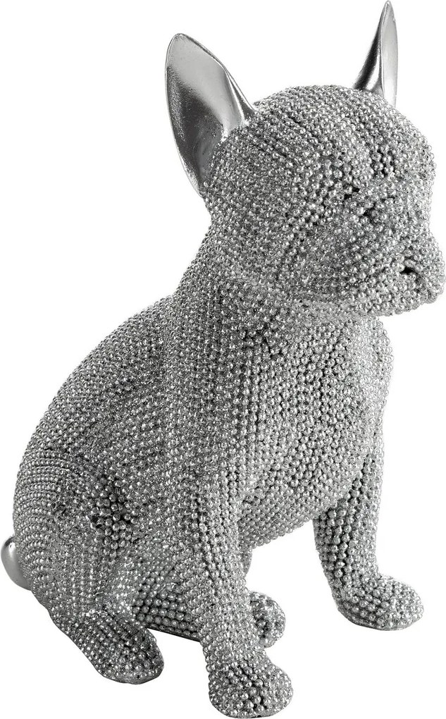 DEKORAČNÁ SOŠKA ELDO 13X9X17 CM STRIEBORNÁ