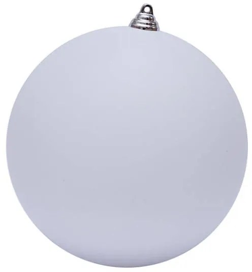 DECOLED Plastová guľa, 20 cm, biela, matná, v2