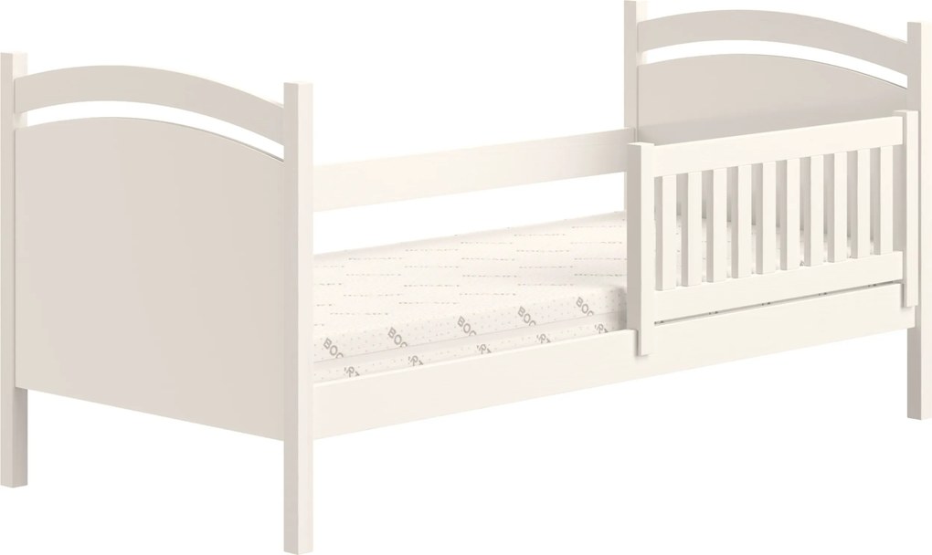 Detská posteľ Amely s tabuľou stierateľnou za sucha - 70x140 cm - biela