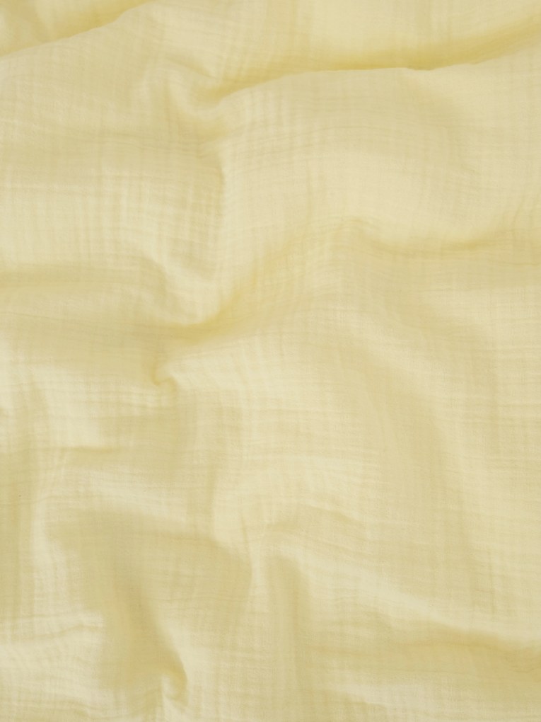 Mušelínové obliečky - Alexia pastelovo žltá 140 × 200 cm, 70 x 90 cm