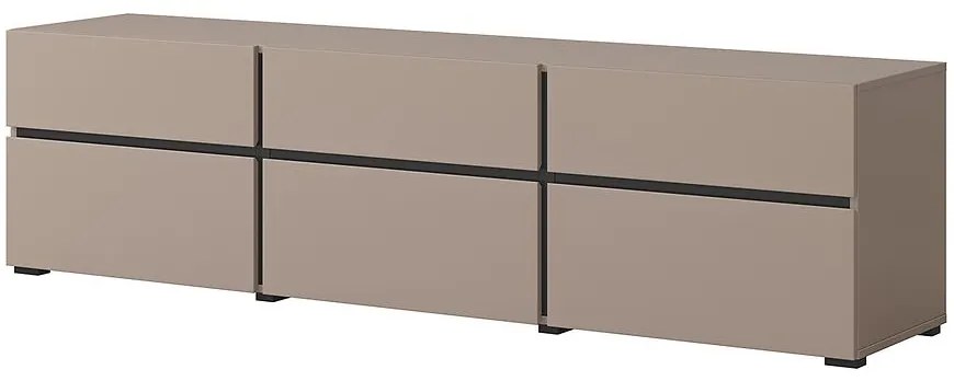 TV stolík Cross  3k3s Congo/Čierna 41