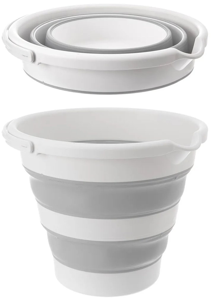Skladacie vedro, kýbel, vedro silikónové KEMP (12 l)