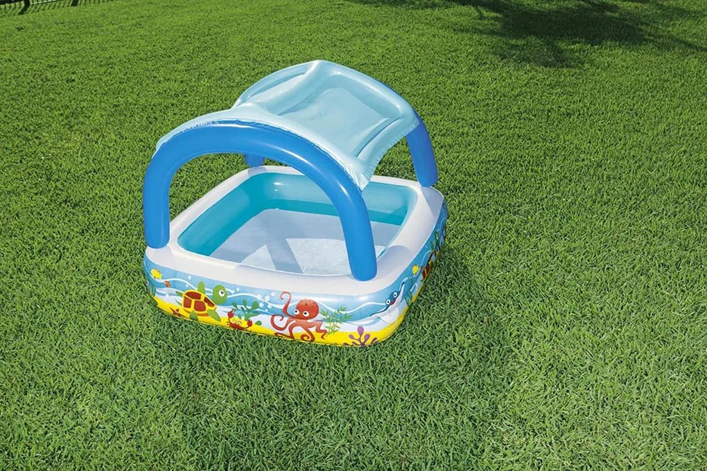 BESTWAY Detský bazén so strieškou, 140 x 140 x 114 cm 52192