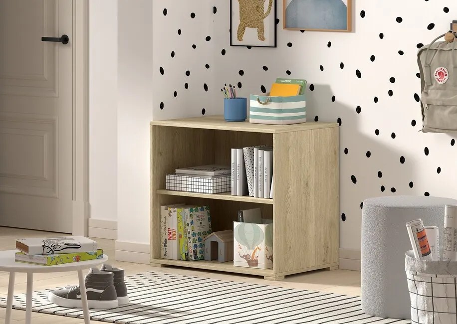 Otvorená skrinka Forli dubový vzhľad 68cm