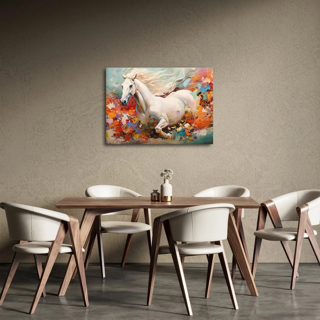 Obraz - Maľba koňa (70x50 cm)