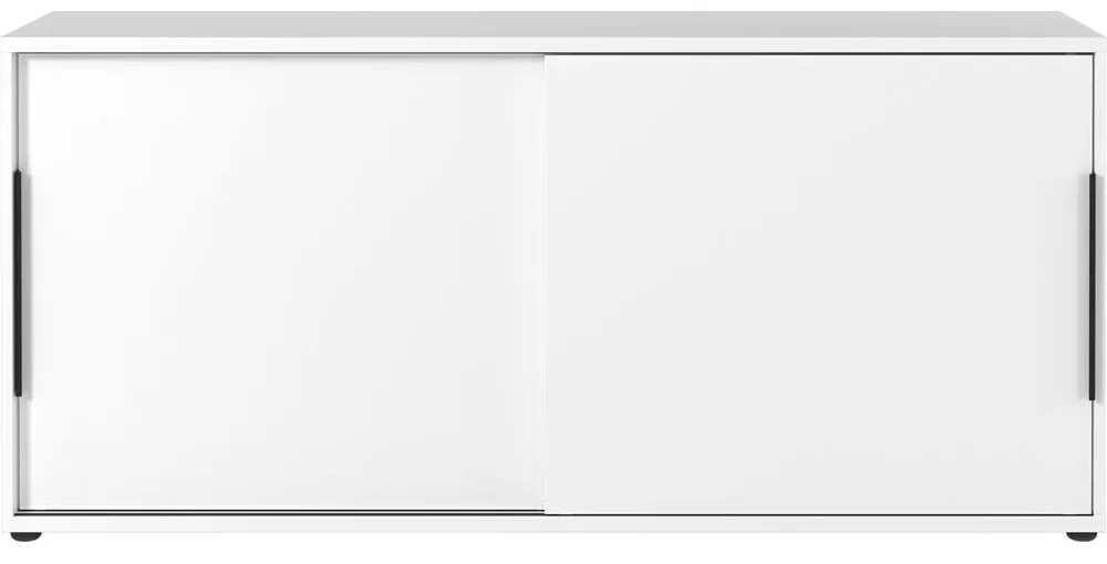 Biela skrinka s posuvnými dverami 160x74 cm Mailand – Germania