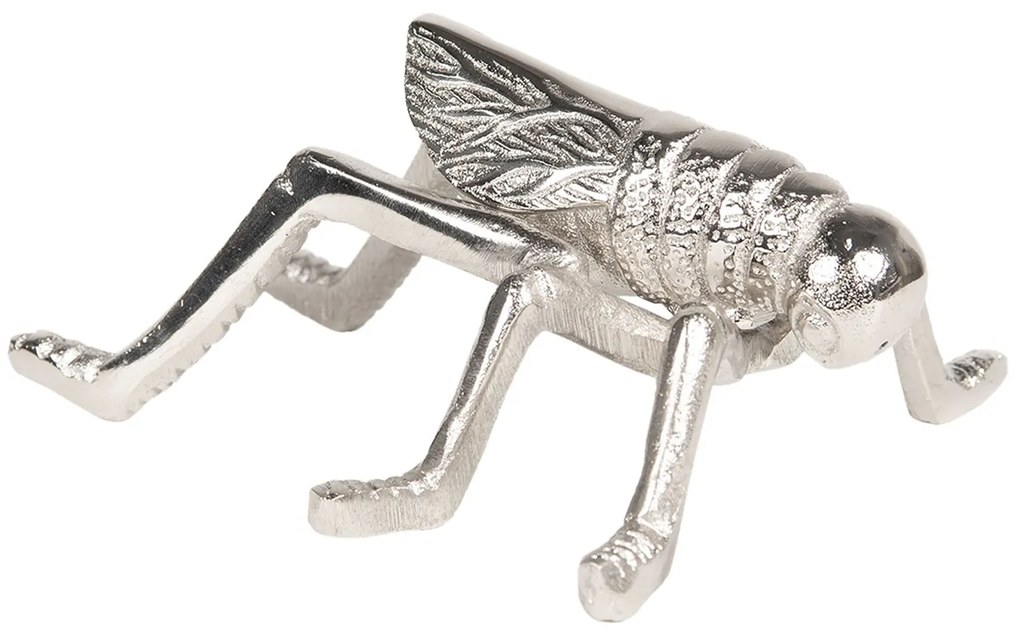 Strieborná dekoratívne soška kobylky - 17 * 12 * 6 cm