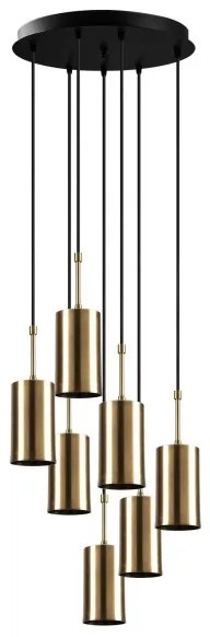 Luster na lanku KEM 7xE27/40W/230V