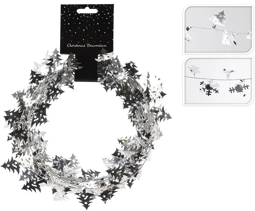 Girlanda 5 m silver CAA740310